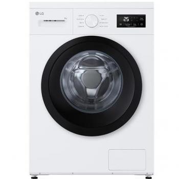 Lavadora Slim 8kg Clase A 1400 RPM con Programa de Higiene a Vapor, Top Removible, Diseño Minimalista - LG F4NA10S8NWK