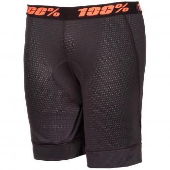 100% MTB WEAR CRUX Men's Liner Shorts Black 30 Pantalones Cortos, Unisex Adulto, Negro, ESTANDAR