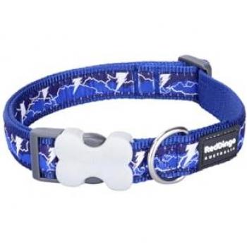 Collar para Perro Red Dingo Lightning 20-32 cm Azul Marino