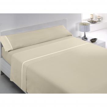 Glam X-Treme-18 - Juego de sábanas para cama de 200 cm, color beige