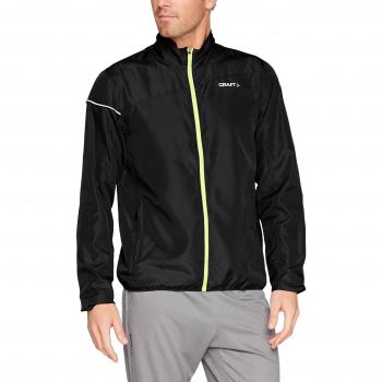Craft Hombre Radiate Jacket M BL/GO M Chaqueta, Black/GO, M