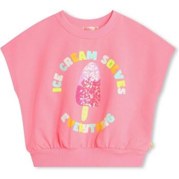 Sudadera de bebé niña sin mangas Billieblush con dibujo frontal y capucha U20011