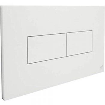 Placa para caja empotrada Idea 2 botones cromo brillante