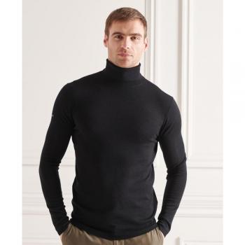 Superdry Merino Turtleneck Sweater Black 2XL