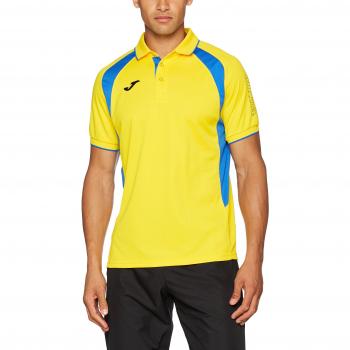 Joma - Polo champion iii amarillo-royal m/c para hombre