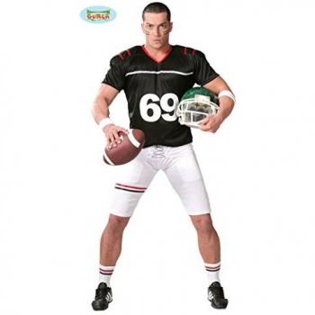 FIESTAS GUIRCA Disfraz de Quarterback Hombre Adulto Talla M 48-50