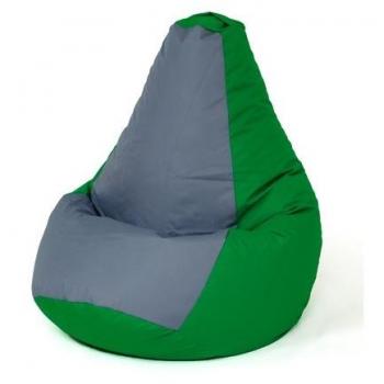 Sako bolso puf pera verde-gris XL 130 x 90 cm