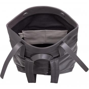 Mochila grande de cuero Dudu para hombres y mujeres, suave, 14L, diseño deportivo casual con solapa