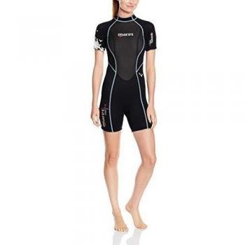 Mares Shorty Reef 2.5 She Dives - Traje de buceo para mujer, color negro, talla 3