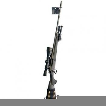 Boomstick Gun Accessories Boom-10022 Mount Anywhere Single Shotgun Rifle Vinyl Coated - Armero para armas de caza, color negro