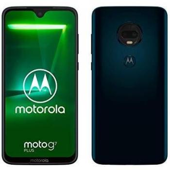 Motorola Moto G7 Plus - Smartphone Android 9, Pantalla 6.2'' FHD+ Max Vision, Cámara trasera 16MP con Estabilizador, Cámara Selfie 12MP, 4GB RAM, 64 GB, Dual SIM, Versión Española, Azul Índigo
