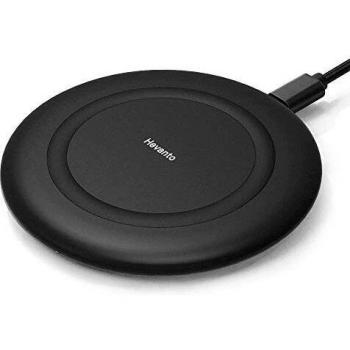 Hevanto Cargador inalámbrico de 10 W, compatible con iPhone 12/12 Pro/11/11 Pro/XS/XS Max/XR/X /8/8 Plus, Samsung Galaxy S20/S10 /S9/Note 10
