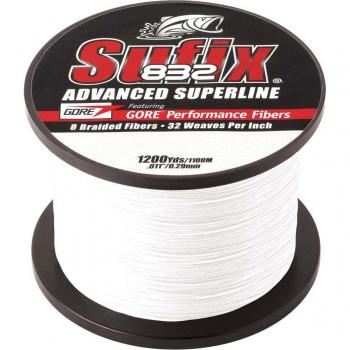 Sufix 832 Advanced Superline Braid - 10lb - Ghost - 1200 Yds