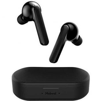 Mobvoi Earbuds Gesture Auriculares internos inalámbricos con Gestos Conexión Independiente con Bluetooth 5.0 Micrófono Dual Cancelación de Ruido 50H Tiempo de reproducción con Estuche de Carga