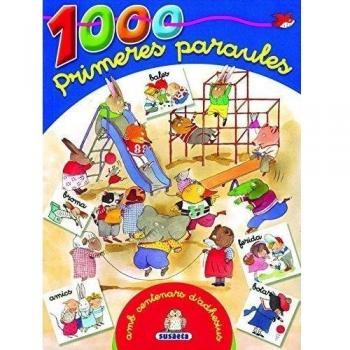1000 Primeres paraules - azul - amb centenars d'adhesius