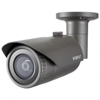 Cámara de vigilancia Bala Hanwha QNO-6012R1 2MP IP para interior y exterior, resolución 1920 x 1080 Pixeles, IR, IK10