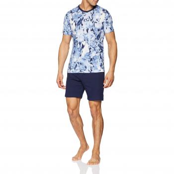 HOM Papagayo Short Sleepwear Pijama, Azul