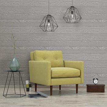 Papel Pintado Vinílico Ecológico Porto Ancora 681251 - Listones de Madera Gris en Relieve - Rollo 10 m x 0,53 m