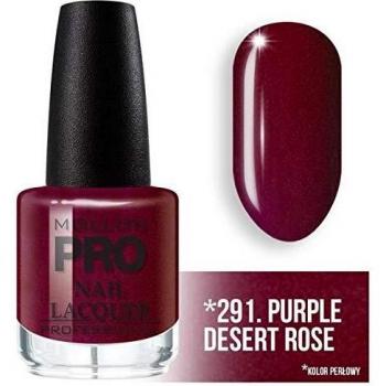 Esmalte de Uñas Mollon Pro 291 - Rosa Desierto Púrpura, 15ml, Larga Duración y Secado Rápido con Endurecedor