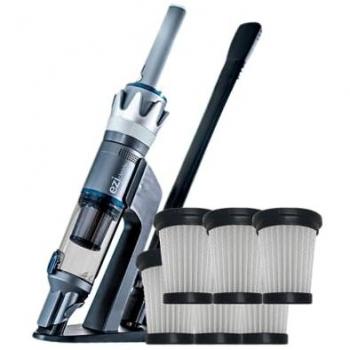 Aspirador de Mano EZIclean Blaster F130 + 2 Juegos de 3 Filtros Azul