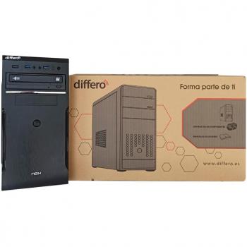 PC Differo I7 10700, Procesador Intel Core i7-10700, 16GB de RAM, SSD de 1TB NVME, unidad DVD, torre HPA3