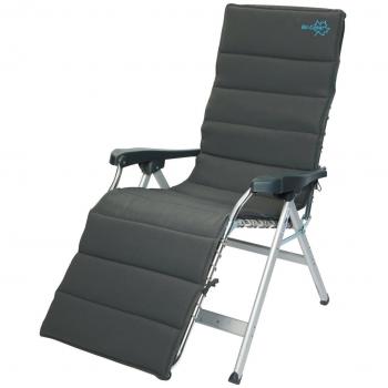 Bo-Camp Relax Deluxe - Cojin para silla de relaja, gris, 1 unidad