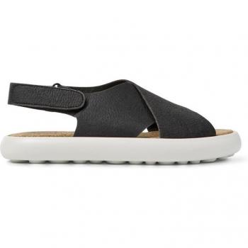 CAMPER Pelotas Flota HyphaLite™ - Women's Sandals - Black, Size 39/8.5, Smooth Leather