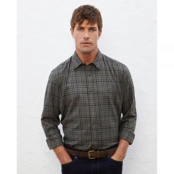 Camisa de Viyela de Cuadro Vichy y Manga Larga para Hombre Regular Fit - Lloyd's