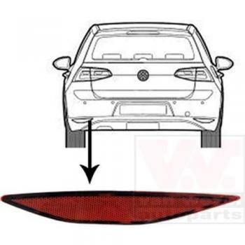 Reflector Van Wezel 5766939, elemento reflectante para vehículos, fabricado con materiales de alta calidad, diseñado para cumplir con estándares de seguridad vial, fácil instalación y compatible con múltiples modelos de automóviles