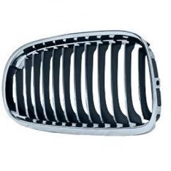 Rejilla delantera de radiador VAN WEZEL 0667517 para BMW 3 Berline y 3 Touring, cromada y negra