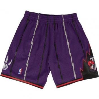 Pantalones Cortos de Baloncesto para Hombre Mitchell & Ness Toronto Raptor Azul Violeta
