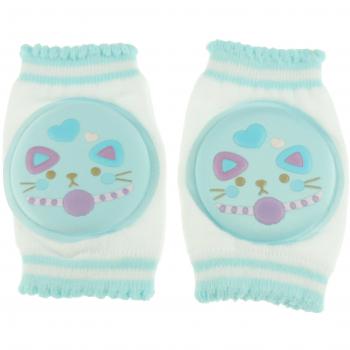 Glamour Girlz - Calentadores - para bebé niña Azul Cat Blue Talla única