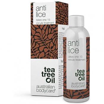Lice treatment from Australian Bodycare 100ml | Effective after a single 15-minute treatment | This head lice treatment is free of parabens and insecticides | Nit treatment with natural Tea Tree Oil