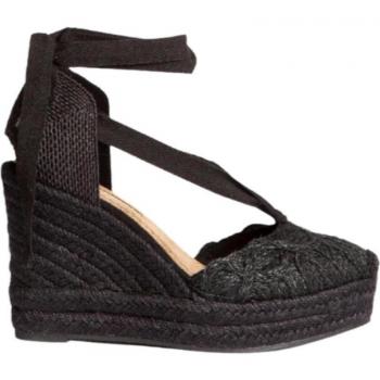 Sandalias de Mujer Corina Sandalia Cuna Esparto para Mujer M4296 Negro