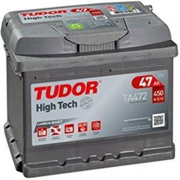 Batería para coche Tudor Exide HIGH-TECH 47Ah, 12V. Dimensiones: 207 x 175 x 175. Borne derecha.