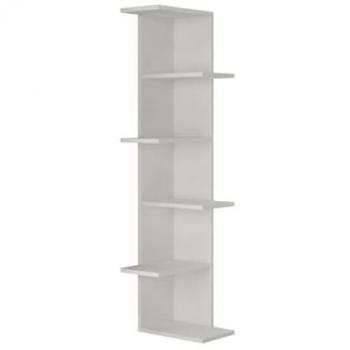Estantería de Esquina Calicosy 6 Estantes Blanco H141 cm