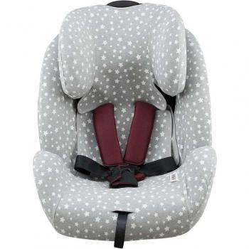 Funda para Silla de Coche Jyoko Every Stage White Star, compatible con Joie Every Stage, color blanco estrellado