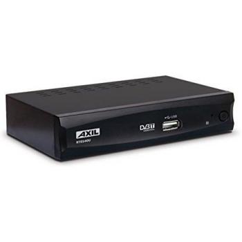 Engel RT0140U - Receptor TDT con USB y SCART, Color Negro