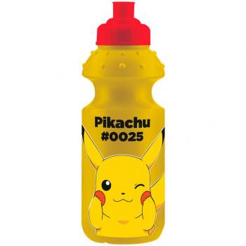 Cantimplora Deportiva Pikachu Pokemon Oficial 350ml - Licencia para Niños