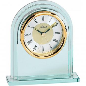 Atlanta Reloj de mesa Chimenea Reloj Cristal - 3034 - 9