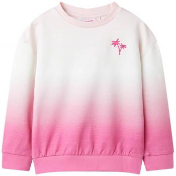 Sudadera infantil rosa claro 128