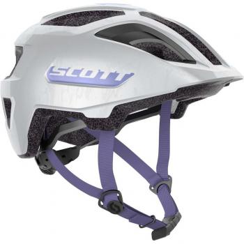 Casco de ciclismo para niños Scott Spunto Plus MIPS blanco violeta (CE)