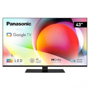 Televisor Panasonic LED 43 TN-43W70AEZ Smart TV 4K Ultra HD Wi-Fi Negro