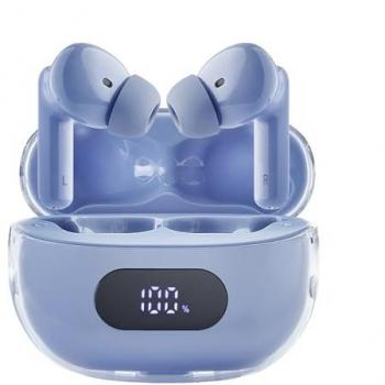 Auriculares In-Ear True Wireless Intenso Buds Plus T315AE con Cancelación Activa de Ruido, Bluetooth y hasta 25 Horas de Reproducción, Color Azul