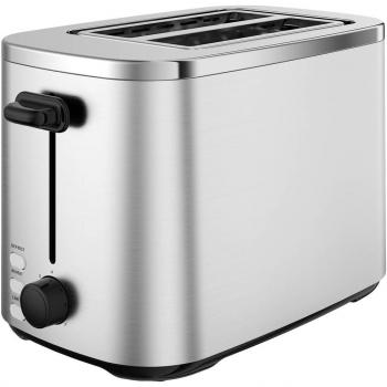 Tostadora MasterPRO con portabollos integrado, 800 W, negro/acero inoxidable