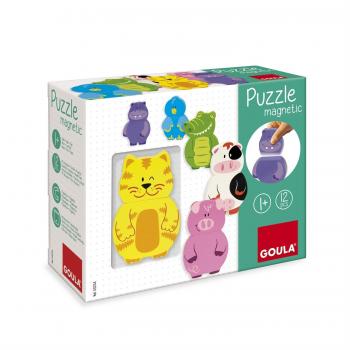 Goula - Puzle magnético intercambiable, Encajable para niños a partir de 1 año