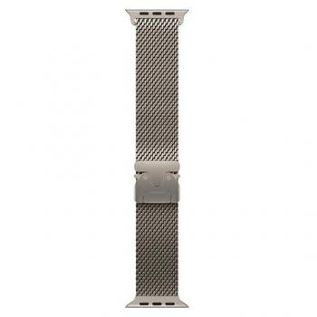 Pulsera Apple Milanese Loop 49mm en Titanio Natural - Talla M