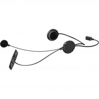 Sena 3S Auricular Bluetooth e intercomunicador para motos y scooters Kit casco integral, Micrófono con cable