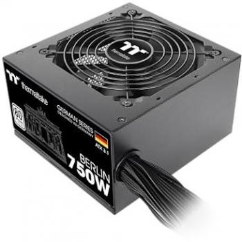 Fuente de alimentación Thermaltake Berlin 750W ATX 3.1, 80 Plus, ventilador de 120mm
