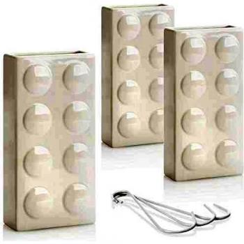 com-four® 3X Humidificador de Aire calefacción - Evaporador de Agua de calefacción de cerámica en diseño dominó
